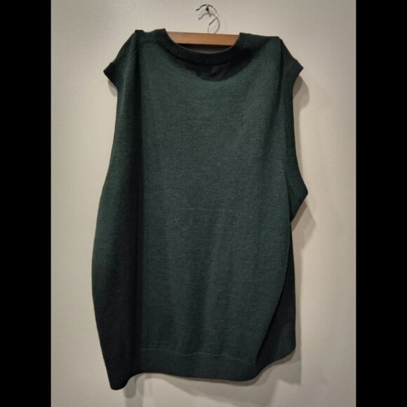 2 Turnbury 100% Extra Fine Merino Wool Sweater Vests V Neck Mens XL - Picture 3 of 7